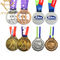 スポーツの達成はメダルおよびトロフィを個人化した